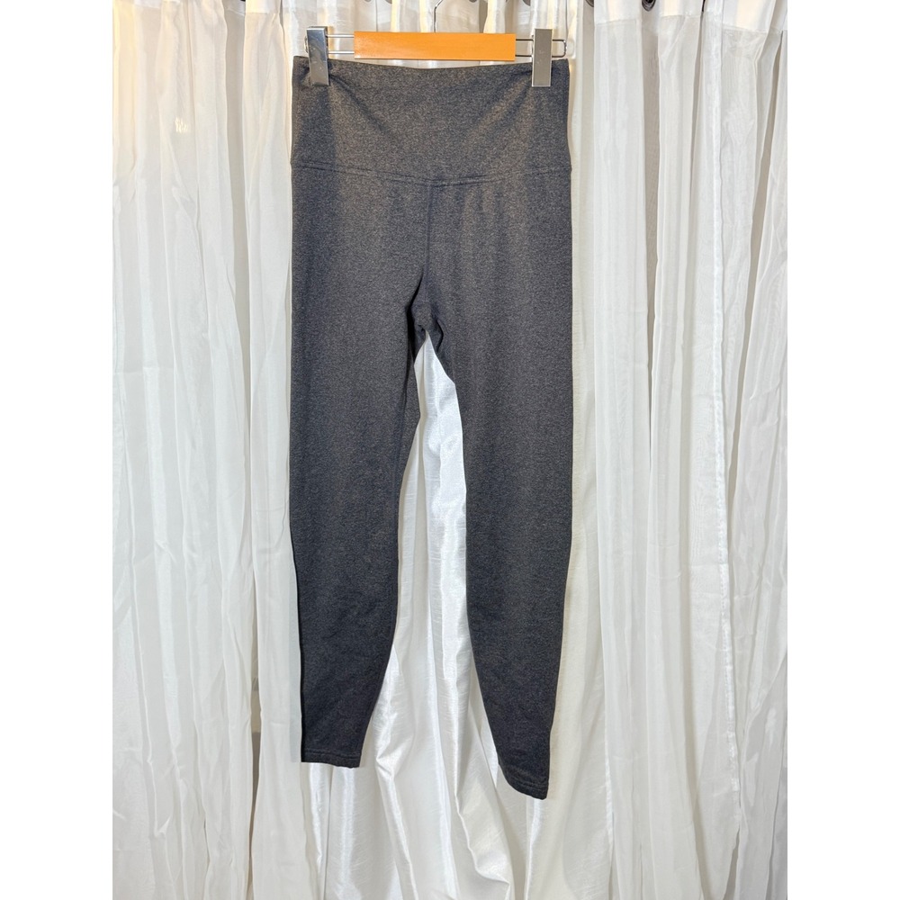 Roots Leggings Womens Small Gray Heather High Waisted Activewear Pant
